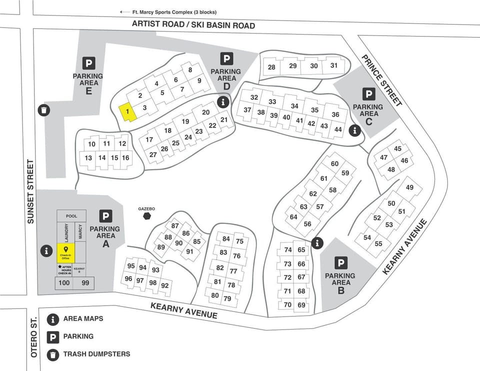 Fort Marcy Property Map