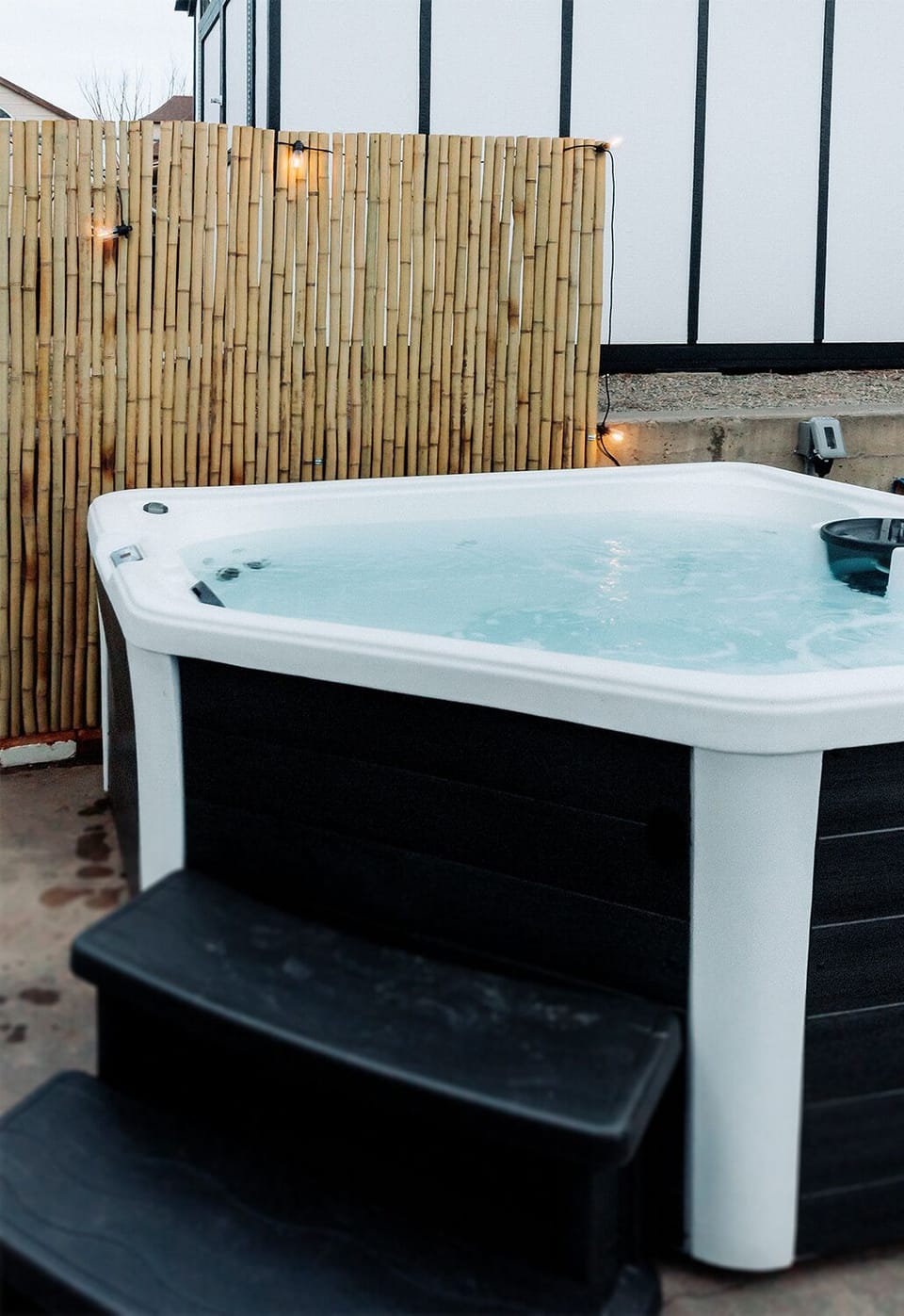 Private hot tub
