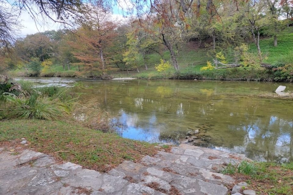 Steps down to the river