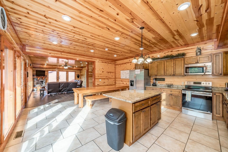 Lots of counter space to prepare your meals