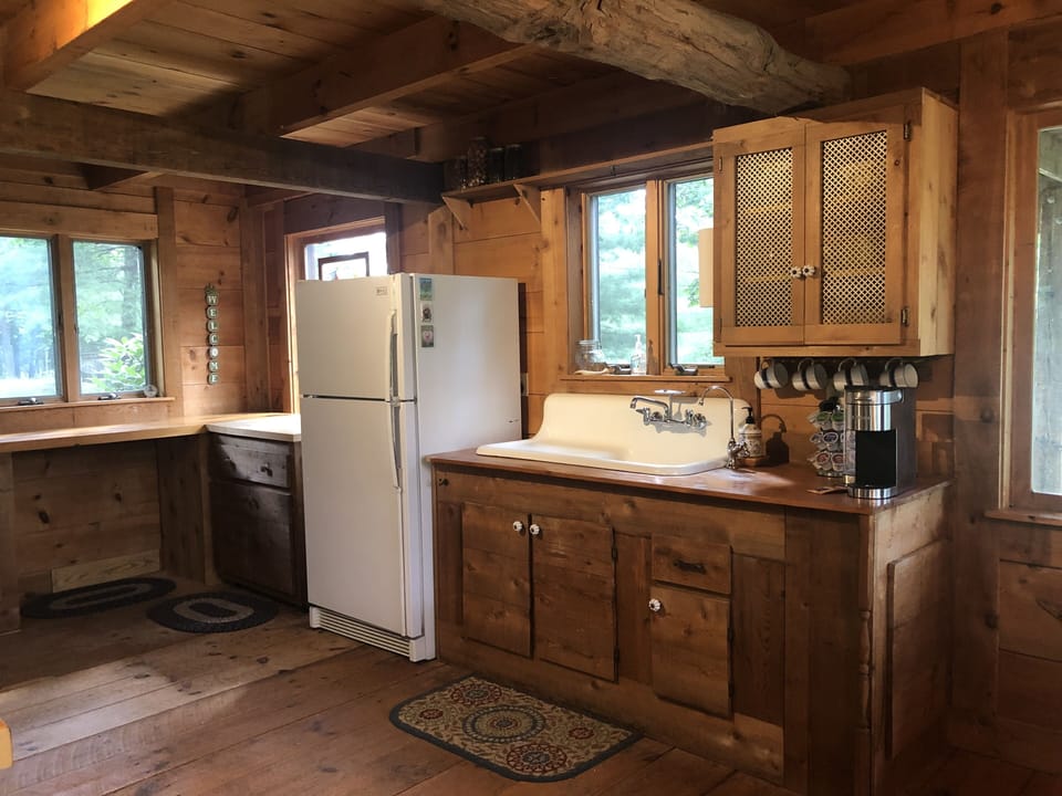 Kitchen - Refrigerator, Sink and COFFEE!