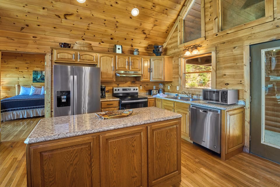 Stainless steel appliances and lots of counter space to cook your favorite meals