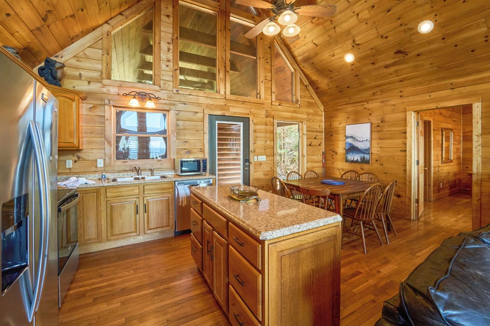 Stainless steel appliances and lots of counter space to cook your favorite meals