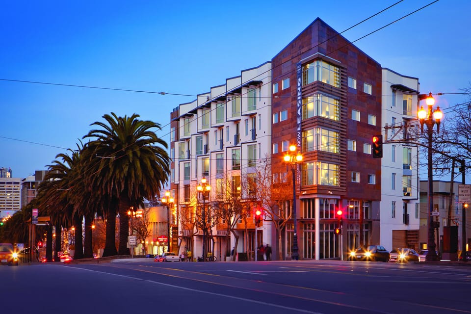 Street view of building