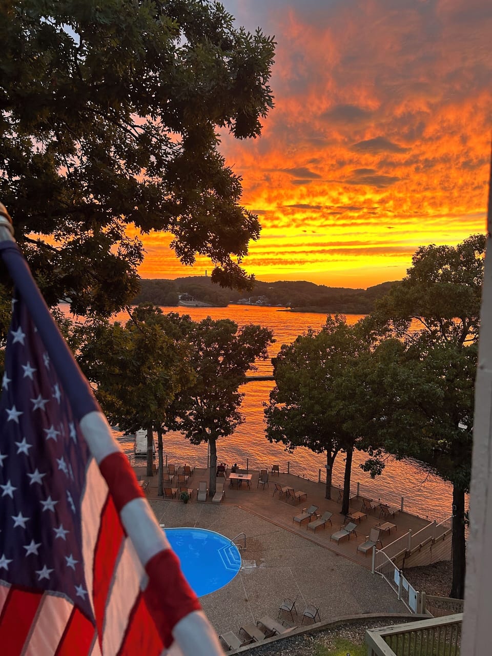 We have the most beautiful sunsets!