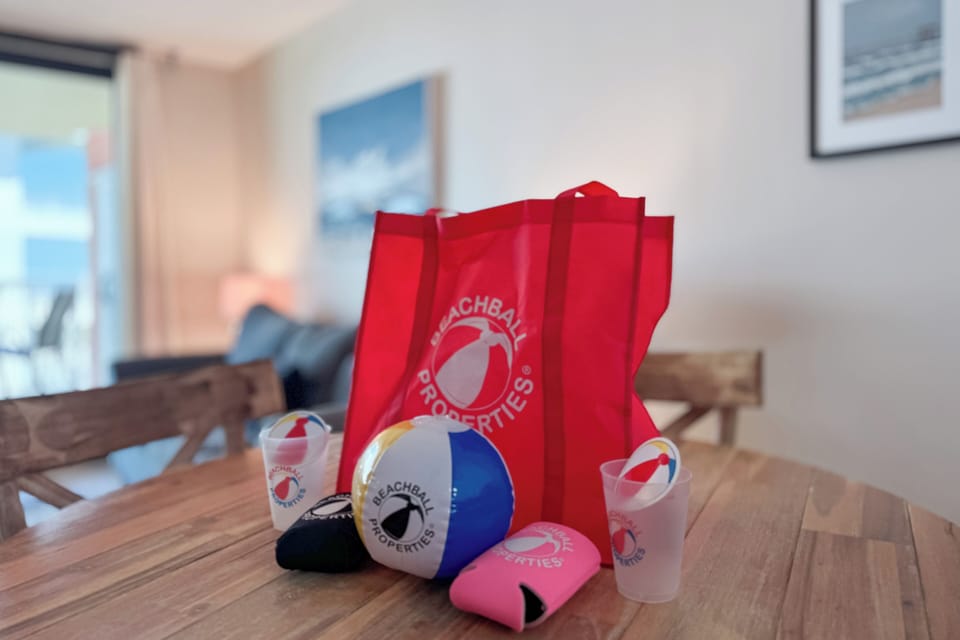 Beachball swag bag!