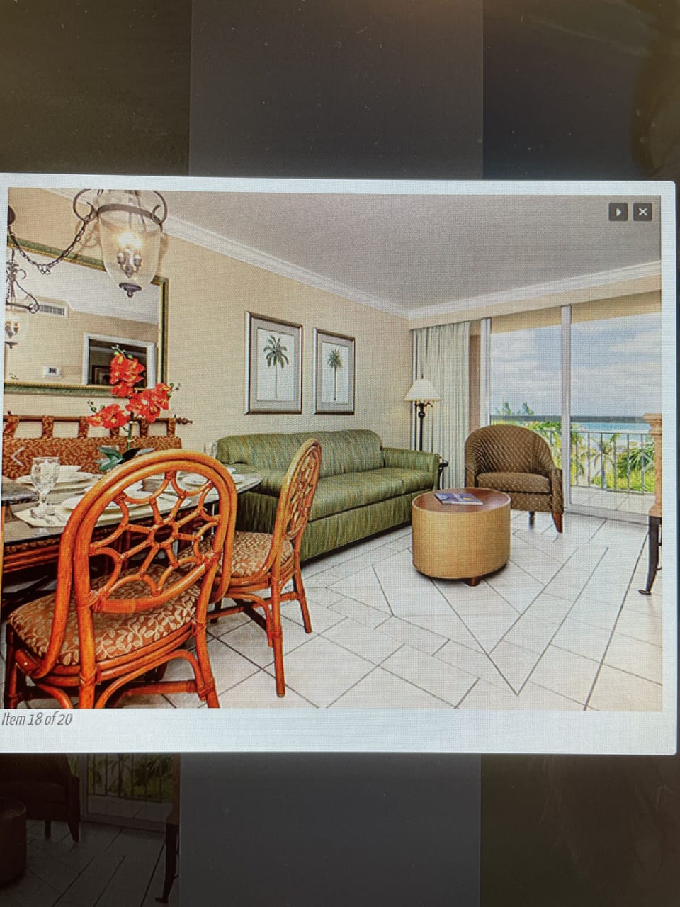 Balcony Overlooking the Ocean