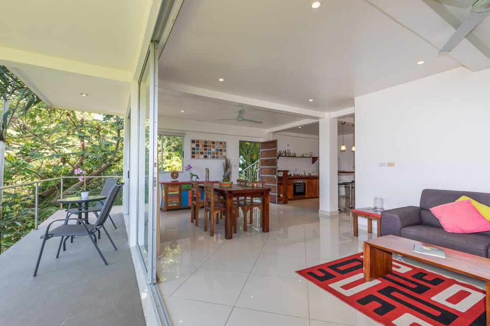Living area balcony