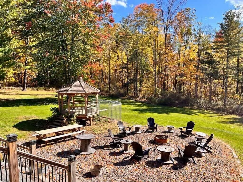 Firepit in late fall