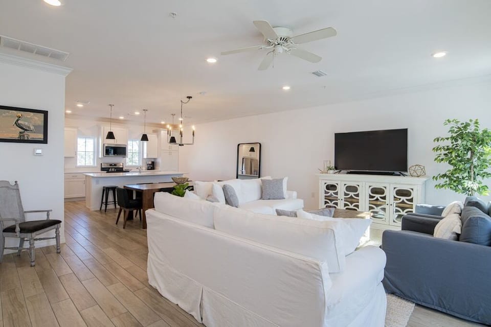 Spacious open concept