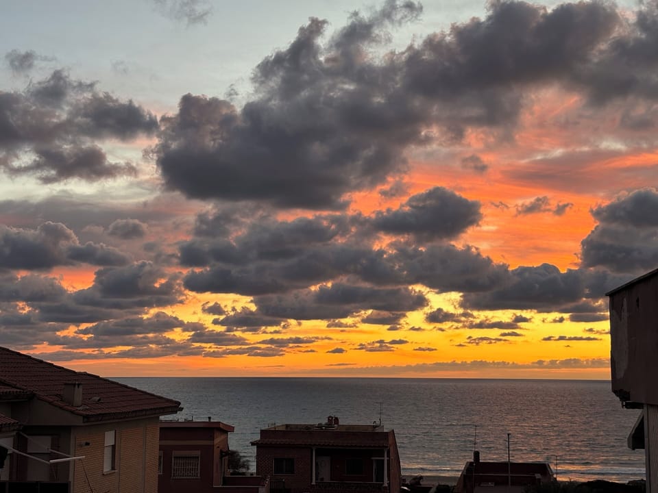 Each sunset from the condo is unique and beautiful.
