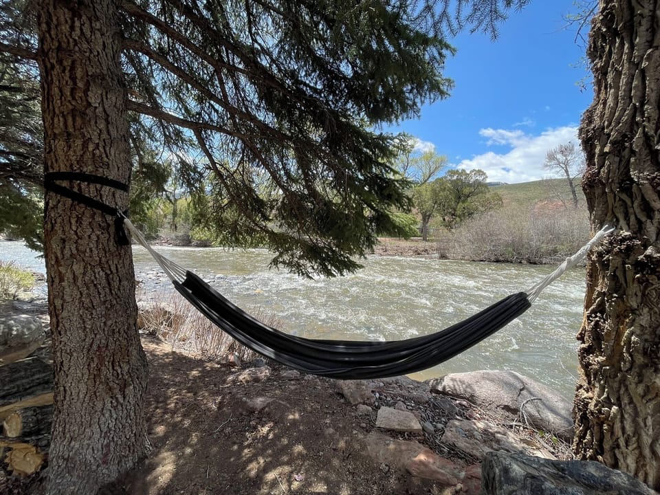 Relax in the hammock