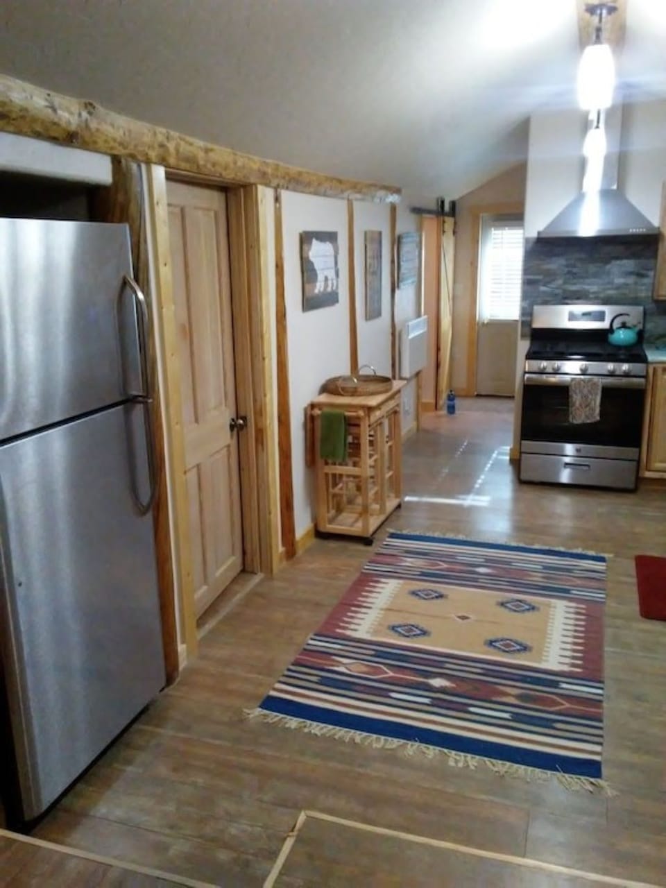 Fully stocked kitchen