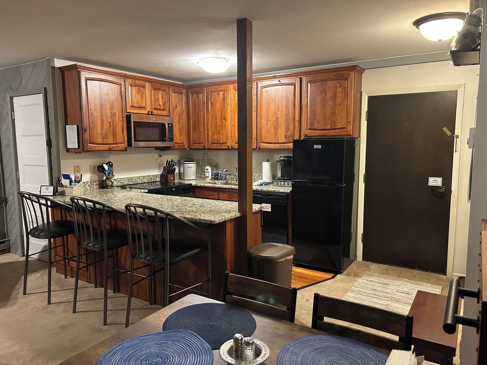 Bar area with stools