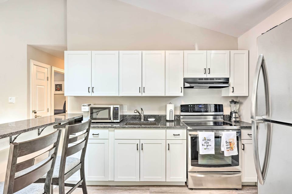 Well-Equipped Kitchen | Stainless Steel Appliances