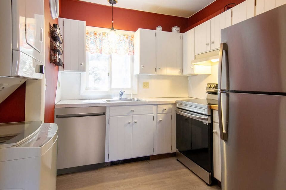 Kitchen with washer/dryer access