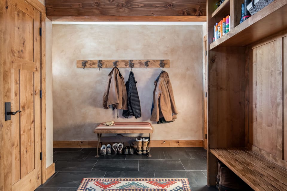 Entrance from garage