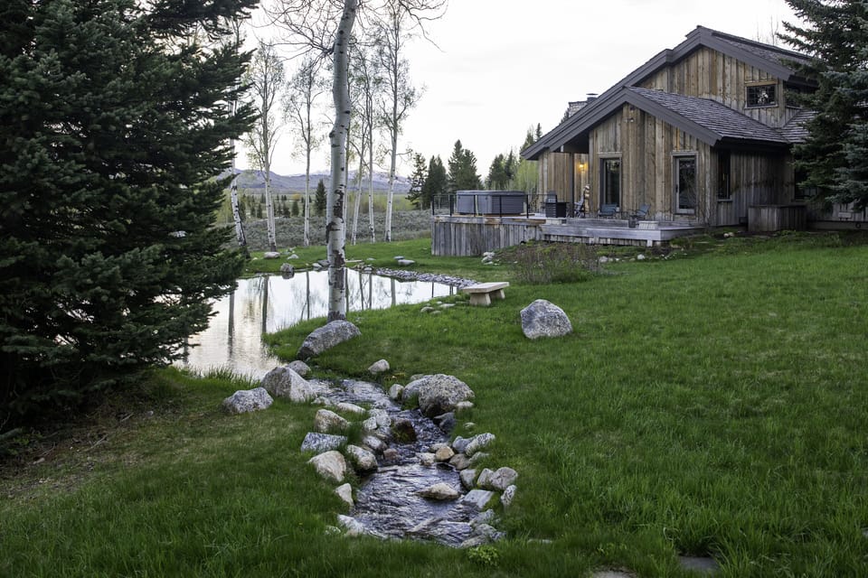 Running creek on property