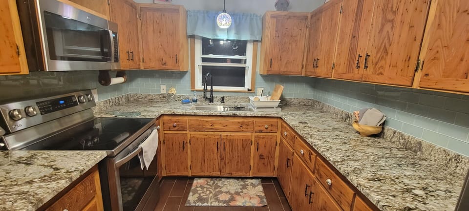 New kitchen - all new countertops, appliances and sink