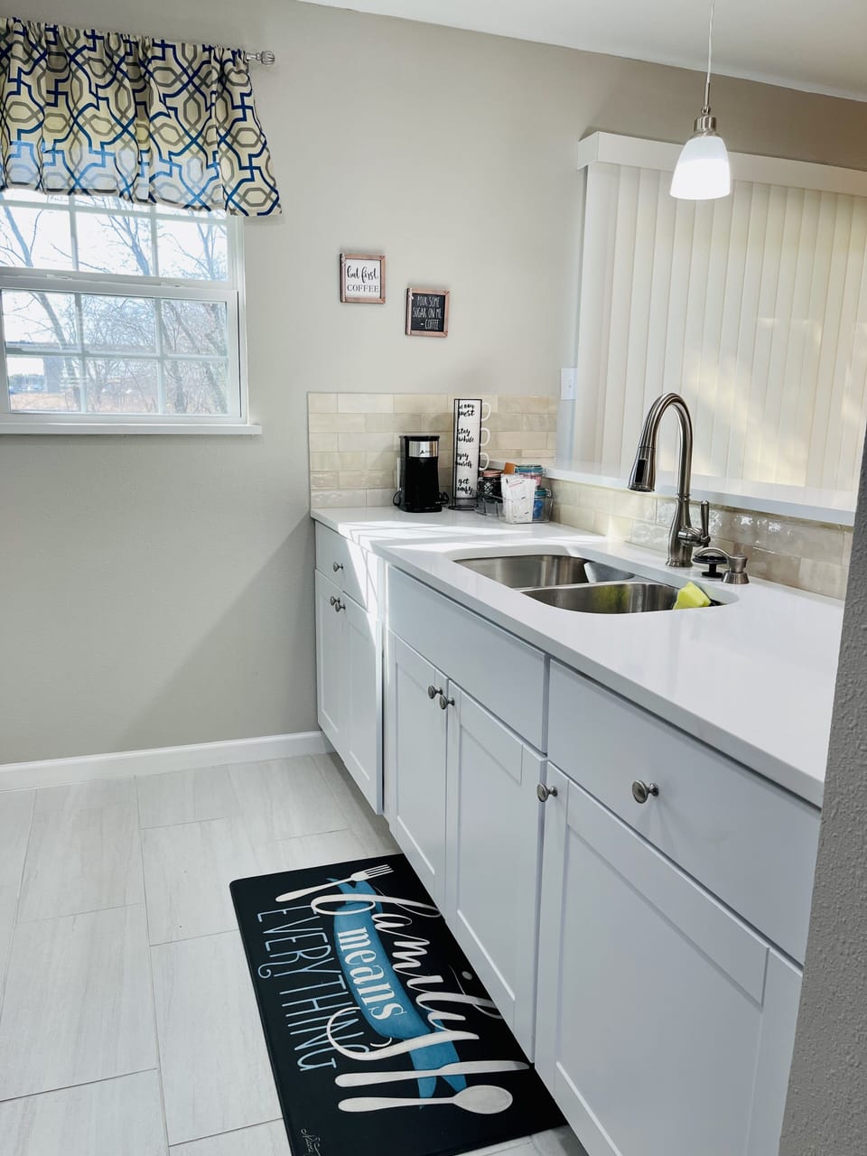 Fully stocked kitchen