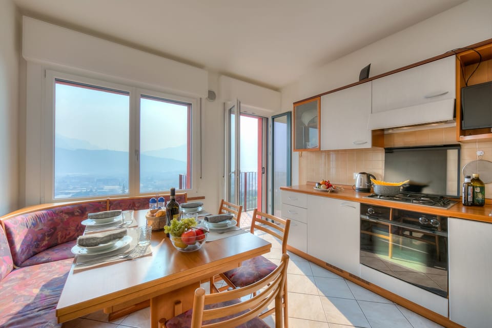 The kitchen with gas stove and oven