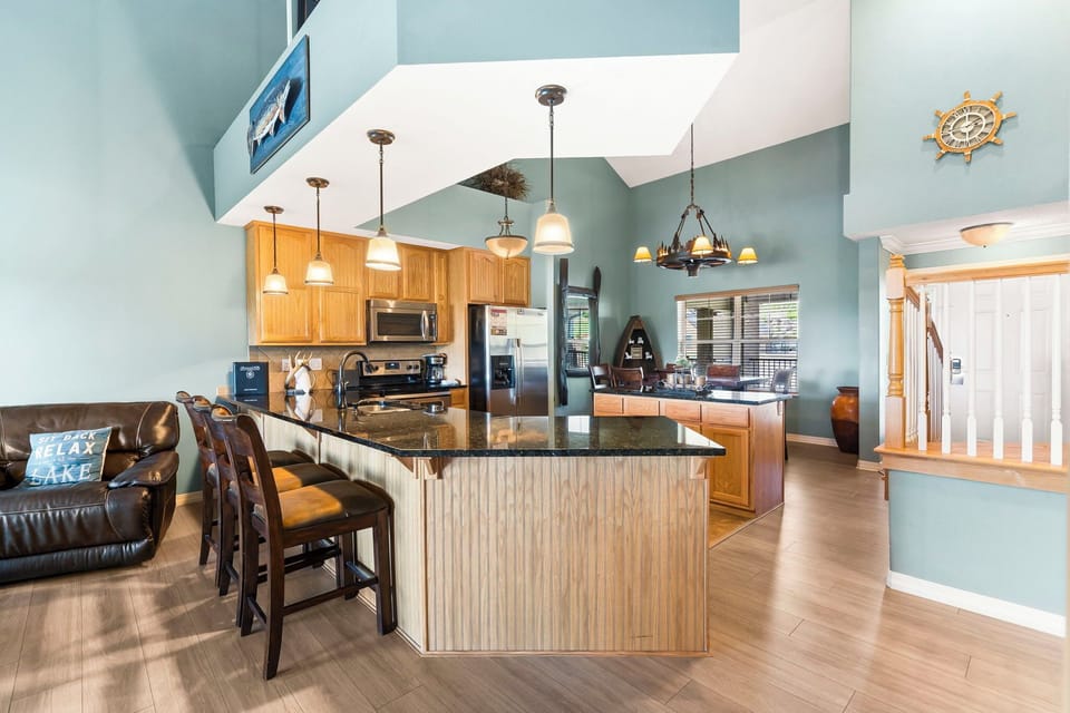 Full Kitchen with Additional Bar Seating