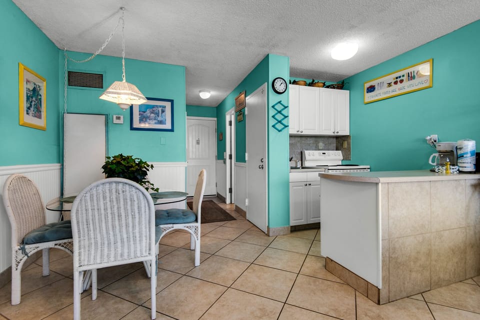 Dining and kitchen