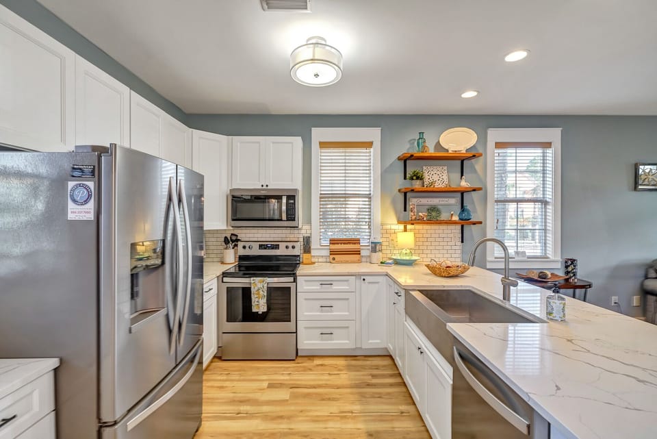 A starter supply of amenities are provided. Depending on the length of stay, additional amenities may need to be purchased.