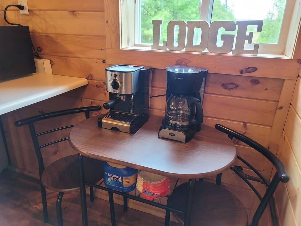 Coffee bar area.