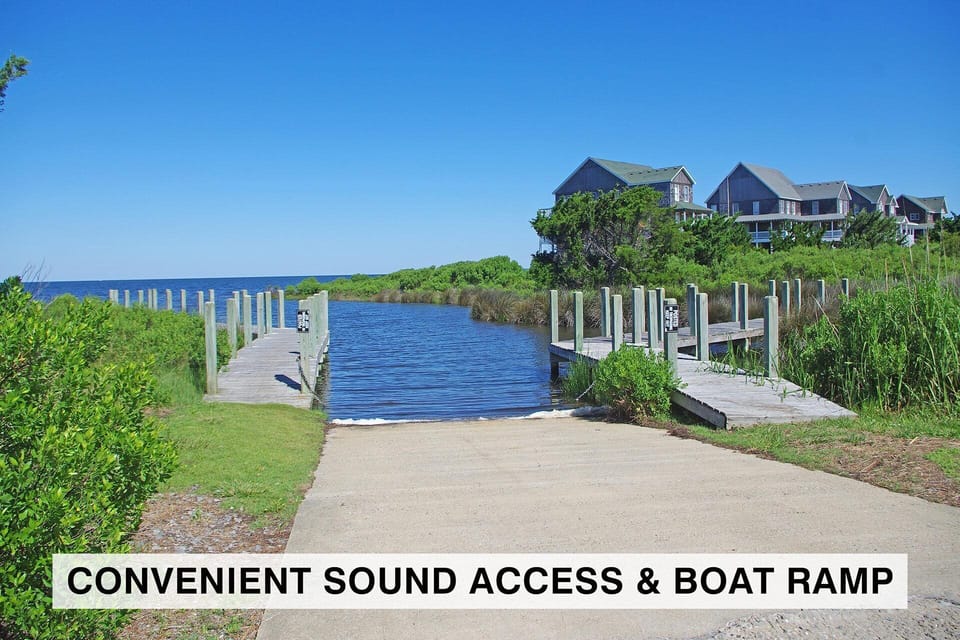 Launch your boat from the convenience of the subdivision's sound access