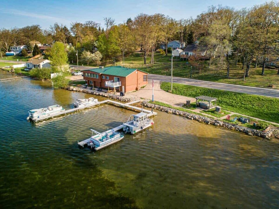 View of the home from the lake