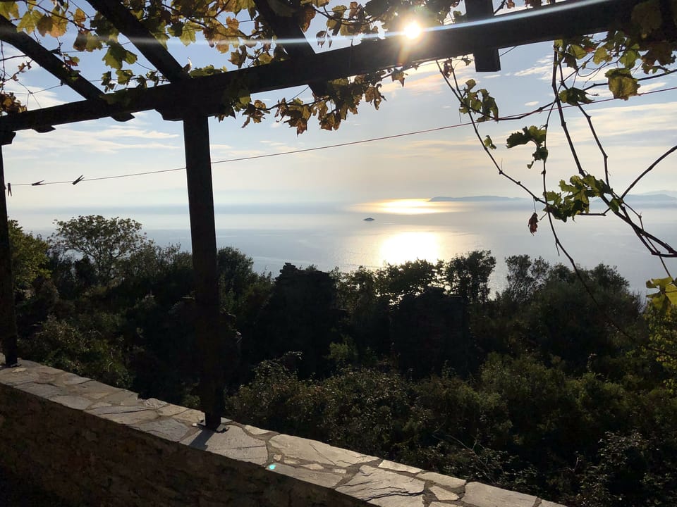 Panoramic View from Lower Terrace