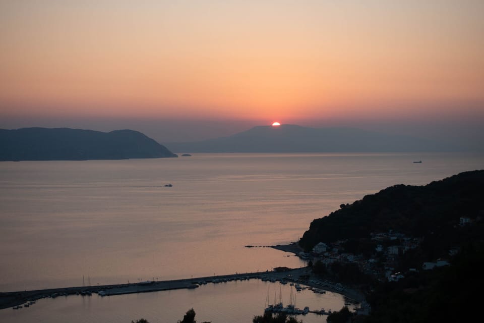 Sunset from Villa Panorama