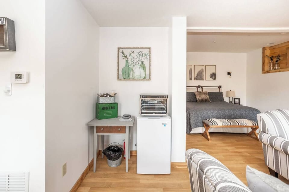 Mini Refrigerator & Toaster Oven