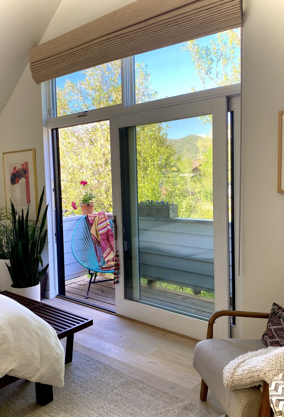 Master deck with gorgeous views of the Colorado mountains.