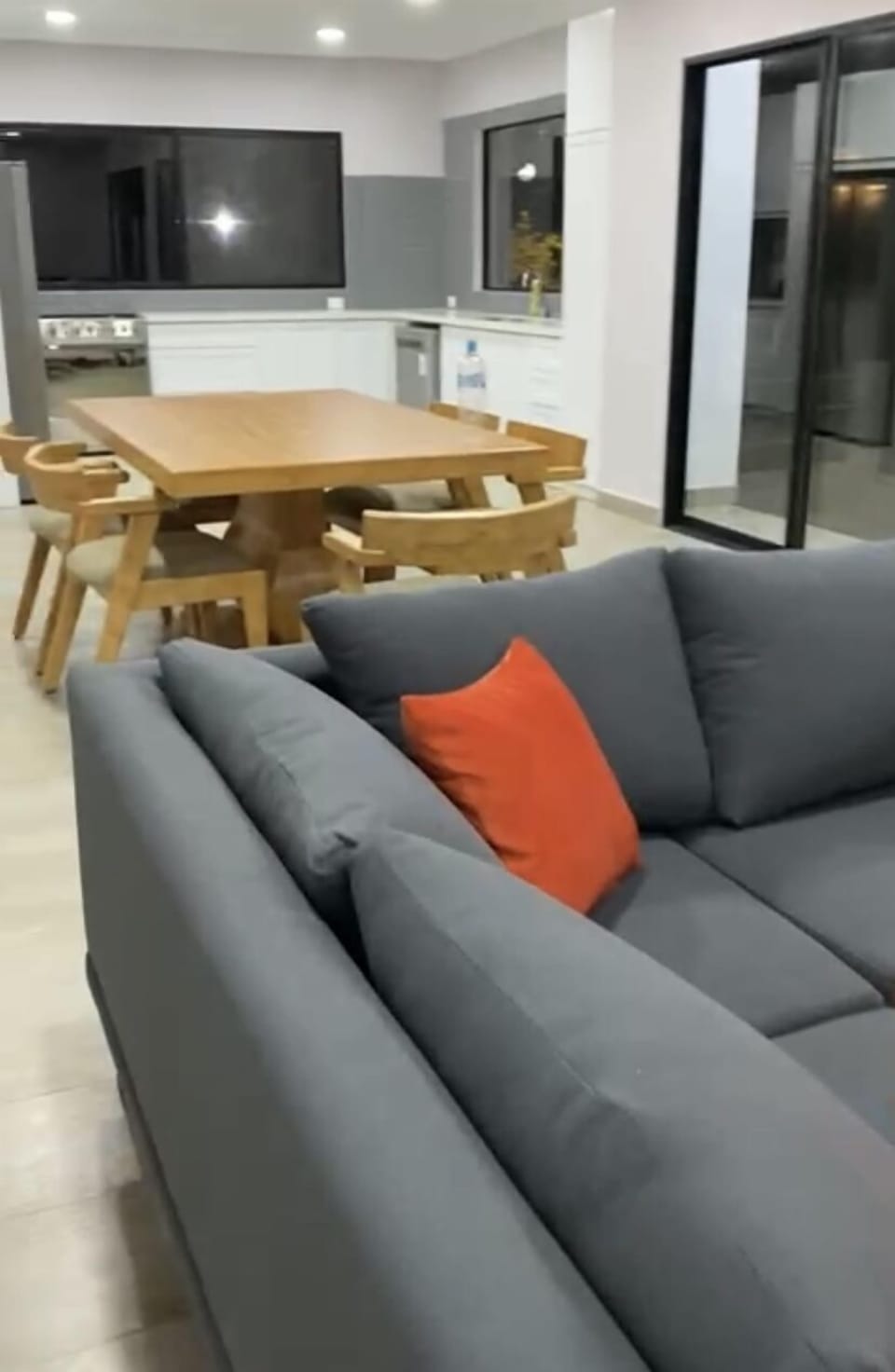 living and dining