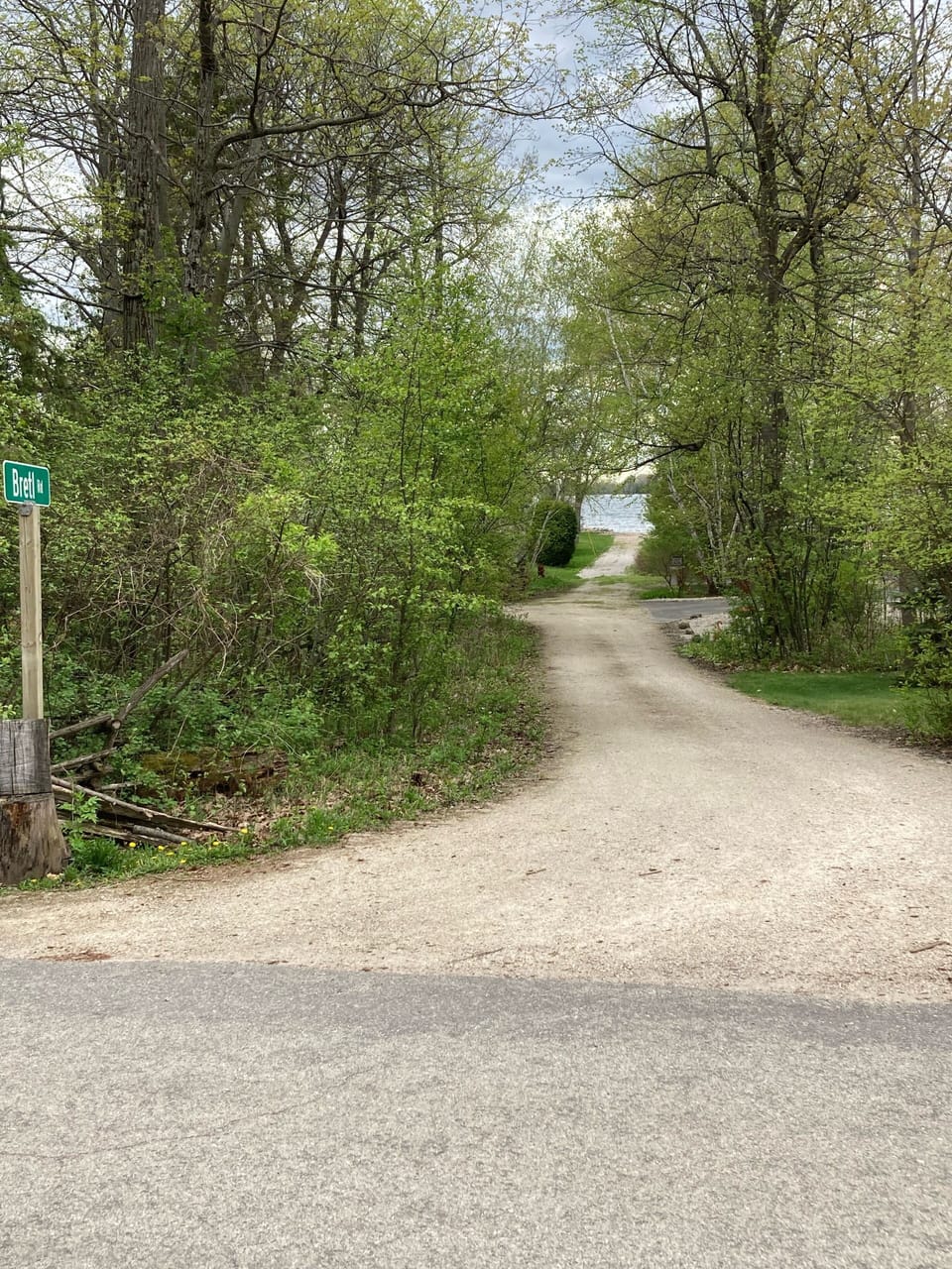 Public Access across the street!