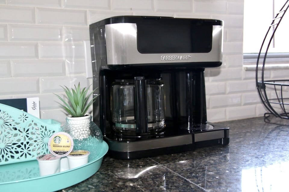12 cup coffee maker with Keurig single serve