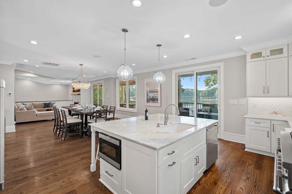 Open concept main level living.