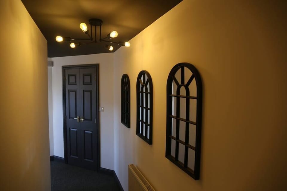 quirky hallway in holiday home