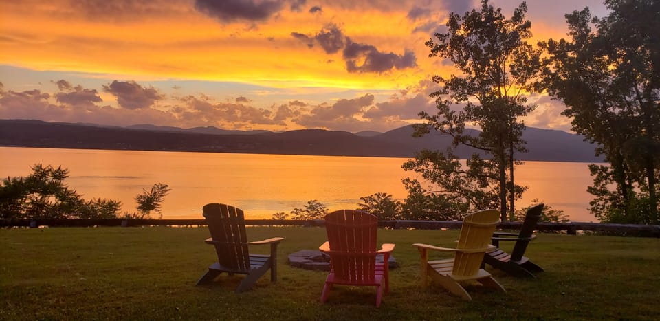 Front-row seat to spectacular sunsets 