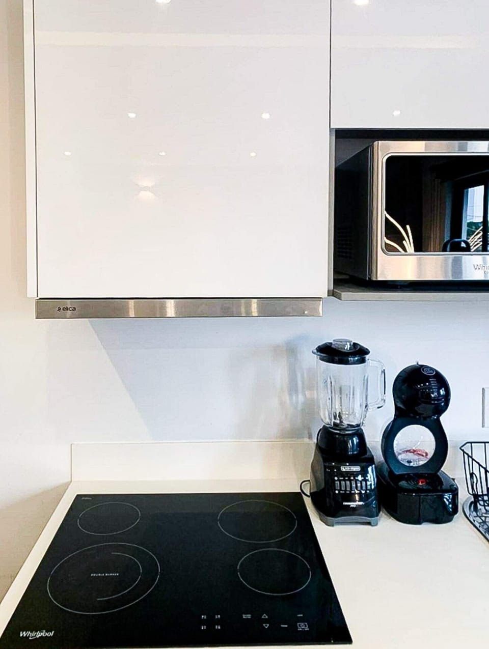 Convenient coffee maker on counter, enjoy your morning brew in Playa del Carmen