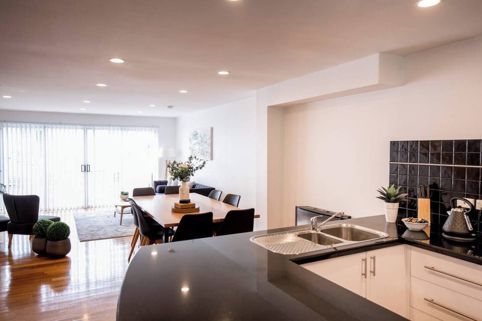 Open plan living means everyone can stay connected in the common areas. 