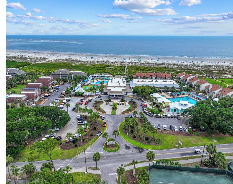 Across the street is the center of Fripp Island with pools, The Sandbar, and the beach!