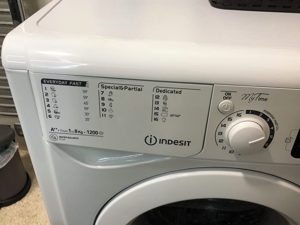 Washing Machine with English directions