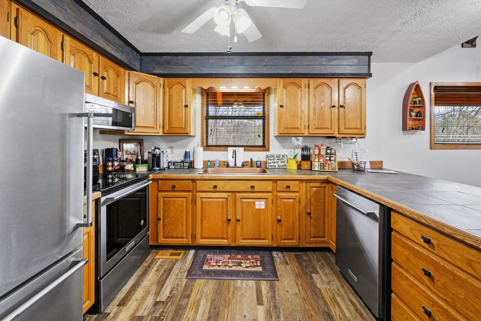 Kitchen with Stainless Steel Appliances