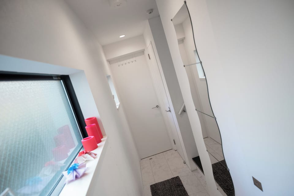 A bright hallway with thoughtful touches adds character and charm to your stay