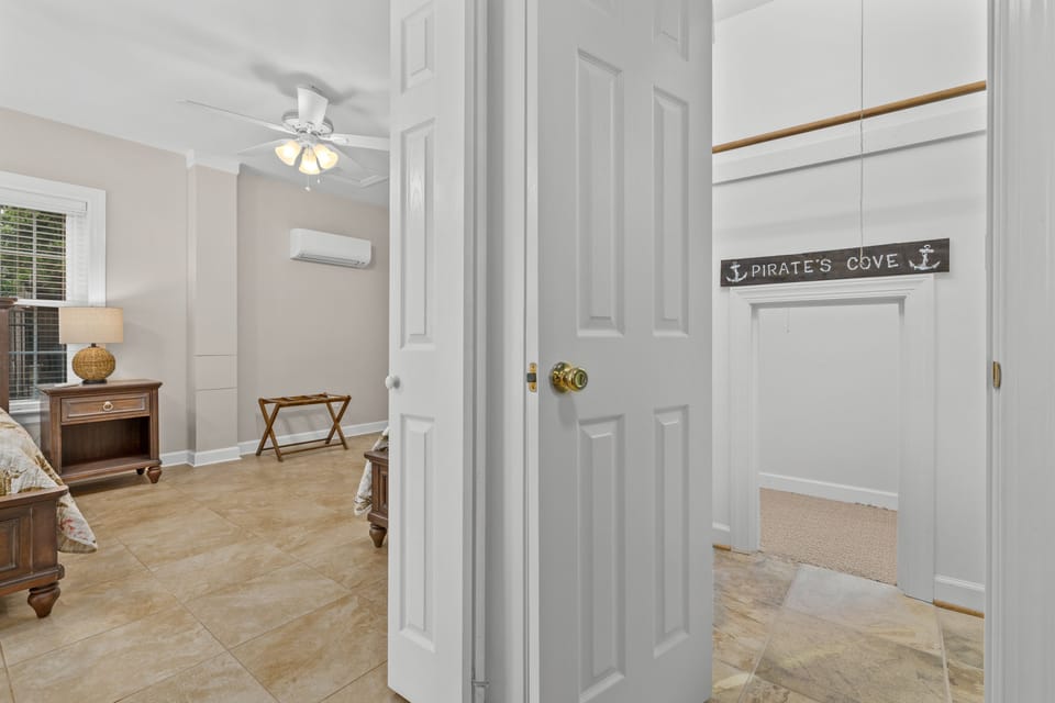 "Pirate's Cove" is a kid's retreat that can be found inside the Coral Reef Room