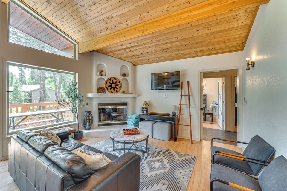 Angel Fire Vacation Rental | 4BR | 2.5BA | Stairs Required for Access