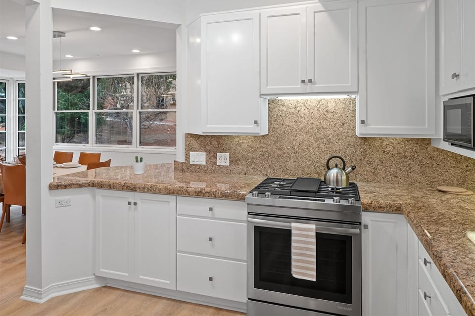 Kitchen and dining area